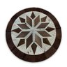 Tapete Mandala Redondo 100% Couro 1,60 Diâmetro - 1