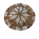 Ver imagem 1 de Tapete Mandala Redondo 100% Couro 1,60 Diâmetro