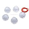 Combo com 5 Prismas Esferas Multifacetadas Cristal 40mm - 2