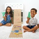 Ver imagem 2 de Bancada de Ferramentas Oficina Infantil Kit Livro Educativo em Madeira - Verde Claro