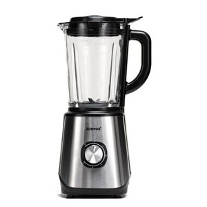 Liquidificador 1,7 Litros 5 Velocidades Pulsar 800w Jarra Vidro Inox Preto Amvox Alq 0209 (220v)