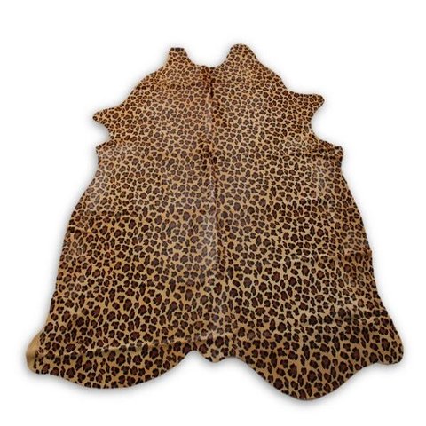 Tapete Sala Couro Inteiro Animal Print Leopardo - 02