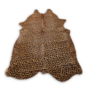 Tapete Sala Couro Inteiro Animal Print Leopardo - 02