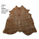 Ver imagem 2 de Tapete Sala Couro Inteiro Animal Print Leopardo - 02
