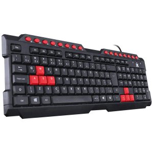Teclado Gamer VX Gaming Dragon V2 ABNT2 USB 1.8M GT100 Multimidia Vinik
