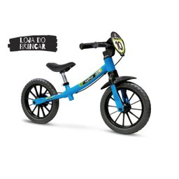 Bicicleta Equilíbrio Balance Azul sem pedal - Nathor - 4