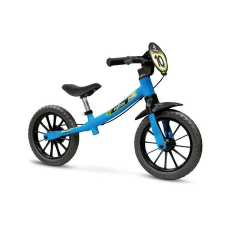 Bicicleta Equilíbrio Balance Azul sem pedal - Nathor