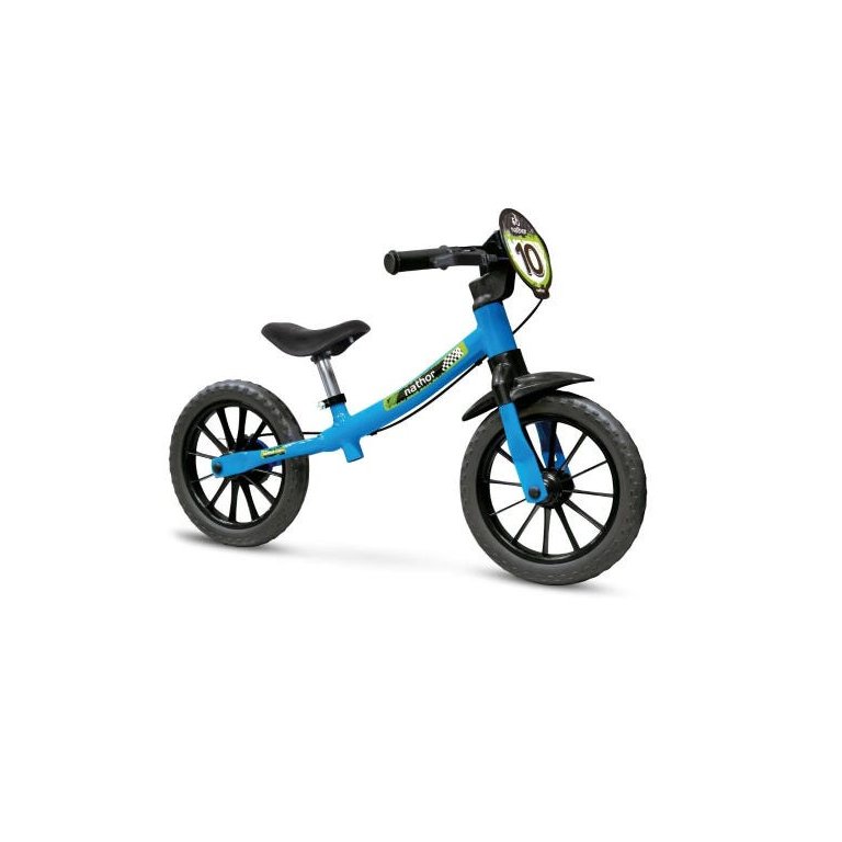Bicicleta Equilíbrio Balance Azul sem pedal - Nathor