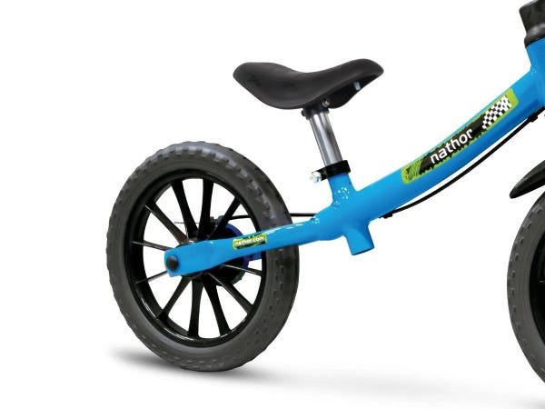 Bicicleta Equilíbrio Balance Azul sem pedal - Nathor - 3