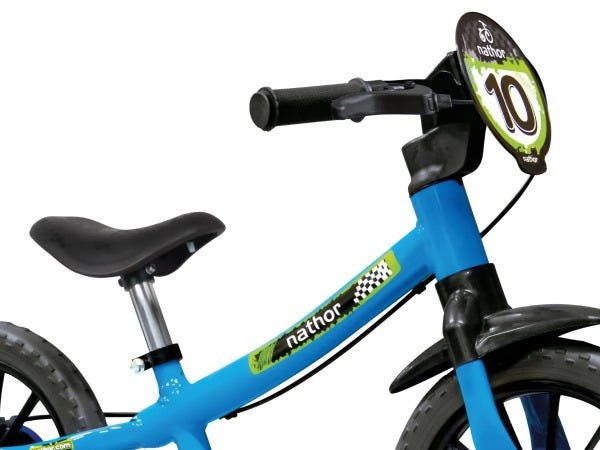 Bicicleta Equilíbrio Balance Azul sem pedal - Nathor - 2
