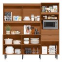 Ver imagem 2 de Armário de Cozinha Bahamas 11 Portas 2 Gavetas Jequitibá - Lukaliam