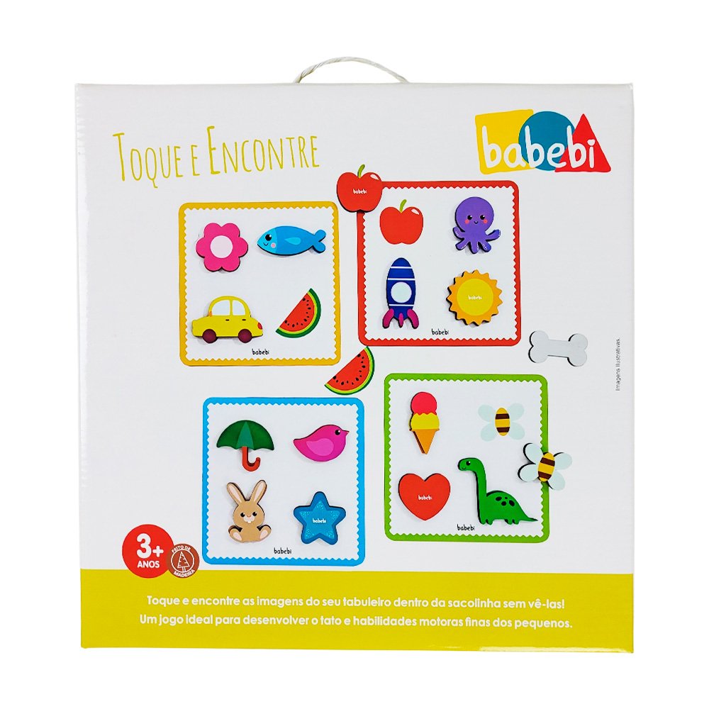 Brinquedo Educativo e Pedagógico Toque E Encontre Babebi - 5