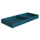 Ver mais imagens de Cama Infantil Casinha com 2 Gavetas Infix C06 Branco/azul - Mpozenato