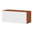 Ver imagem 1 de Armário Aéreo Geladeira 100% Mdf 70 Cm Claire Cinamomo/branco