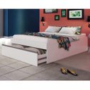 Ver imagem 1 de Cama Casal com Gavetão Auxiliar Versátil Móveis Castro