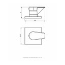 Ver imagem 2 de Acabamento Monocomando para Chuveiro Base 1/2 Docol Dourado Fosco - Led Perflex