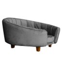Ver imagem 2 de Poltrona Cama Pet Lady Estofada Tecido Veludo:cinza
