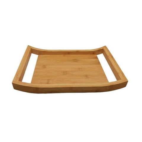 Bandeja com Alça em Bambu 45x35x5cm Kenya