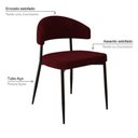 Ver imagem 4 de Conjunto 4 Cadeiras de Jantar Blees com Estr.Preta