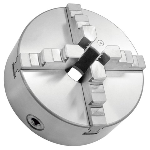 Placa para Torno Med. 80mm/3 - Autocentrante com 4 Castanhas