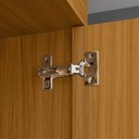 Ver imagem 6 de Cômoda com 1 Porta e 4 Gavetas 136cm Multimóveis CR35667 Madeirado/Cinza