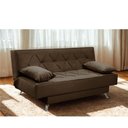 Ver imagem 1 de Sofá Cama 1,80m Istambul Suede Marrom Mirra Decor
