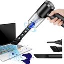 Ver imagem 1 de Aspirador Po Sem Fio Soprador Portatil Filtro Reutilizavel Limpeza Poeira Limpa Casa Carro Tapete So