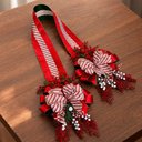 Ver imagem 2 de Escapulário Natalino Enfeite Decoração Porta Vermelho 250cm