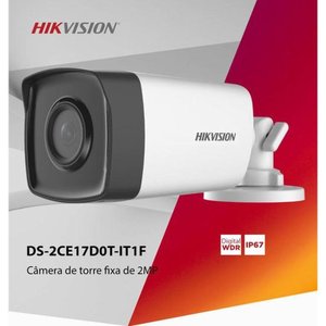 Câmera Hikvision Bullet Ds-2ce17d0t-it1f 2mp 2.8mm