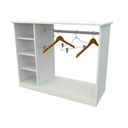 Ver imagem 6 de Balcão Expositor Arara Central com Cabideiro e Nichos para Loja G2 Cor Branco