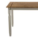 Ver imagem 3 de Mesa de Jantar Retangular de Madeira Cinza Lavado