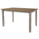 Ver imagem 1 de Mesa de Jantar Retangular de Madeira Cinza Lavado