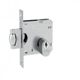 Fechadura 1005 Pivotante Roseta Redonda Inox Stam - 1