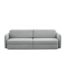 Ver imagem 7 de Sofá Cama Sala de Estar Bipartido 214cm Retrátil Caixa Zero Torrion Veludo Bege G93 - Gran Belo
