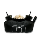 Ver imagem 1 de Almofada Porta Pipoca Casal Presente Namorados:Preto