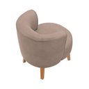 Ver imagem 7 de Kit 3 Poltronas Estofada Moderna para Recepção de Escritório Tecido Veludo Macia Ergonômica