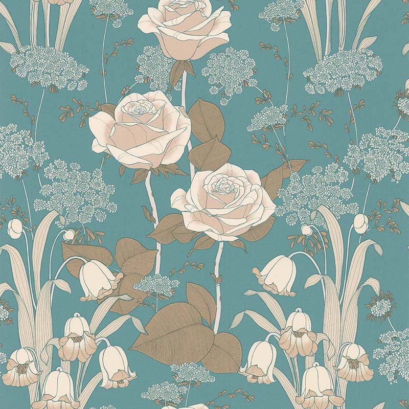 Papel de Parede Melody Fleur Art Nouveau 51197001 - Rolo 10m x 0,53m