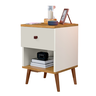 Mesa De Cabeceira Mudo Box Quarto Cama Naty OffWhite Nature - 1