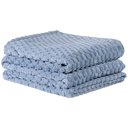 Ver imagem 1 de Cobertor Misty Queen Manta Ultrasoft Alto Relevo Favo Extra Macia - Mirtilo - Azul