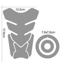 Ver imagem 3 de Kit Adesivo Protetor Tanque e Bocal Moto Yamaha Fazer 150 2023-2024 Preto