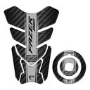 Ver imagem 1 de Kit Adesivo Protetor Tanque e Bocal Moto Yamaha Fazer 150 2023-2024 Preto