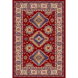 Tapete Persa Kasakh 3x4M Vermelho Industrializado - 1