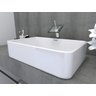 Cuba De Louça Retangular Branca Com Vstcqi Deckol 48X37X13 - 6