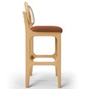Ver imagem 7 de Kit 02 Banquetas Altas Para Cozinha Bancada Sala Tela Betta Fixa L02 Bouclê Terracota - Lyam Lyam De