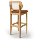 Ver mais imagens de Kit 02 Banquetas Altas Para Cozinha Bancada Sala Tela Betta Fixa L02 Bouclê Terracota - Lyam Lyam De