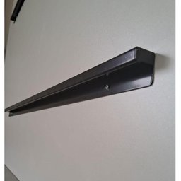 Suporte Tubo para Encaixe 60cm Barra de Cozinha Aço Preto Piva - 3