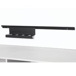 Suporte Tubo para Encaixe 60cm Barra de Cozinha Aço Preto Piva - 4