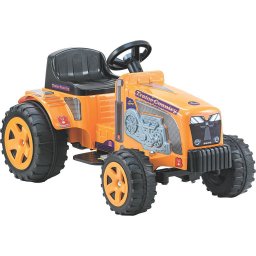 Trator Eletrico Infantil Biemme Country com Caçamba 6v Amarelo - 2