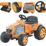 Trator Eletrico Infantil Biemme Country com Caçamba 6v Amarelo - 3