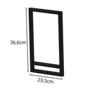 Ver imagem 6 de Suporte Prateleira Dupla 20cm Estilo Industrial 2 Peças